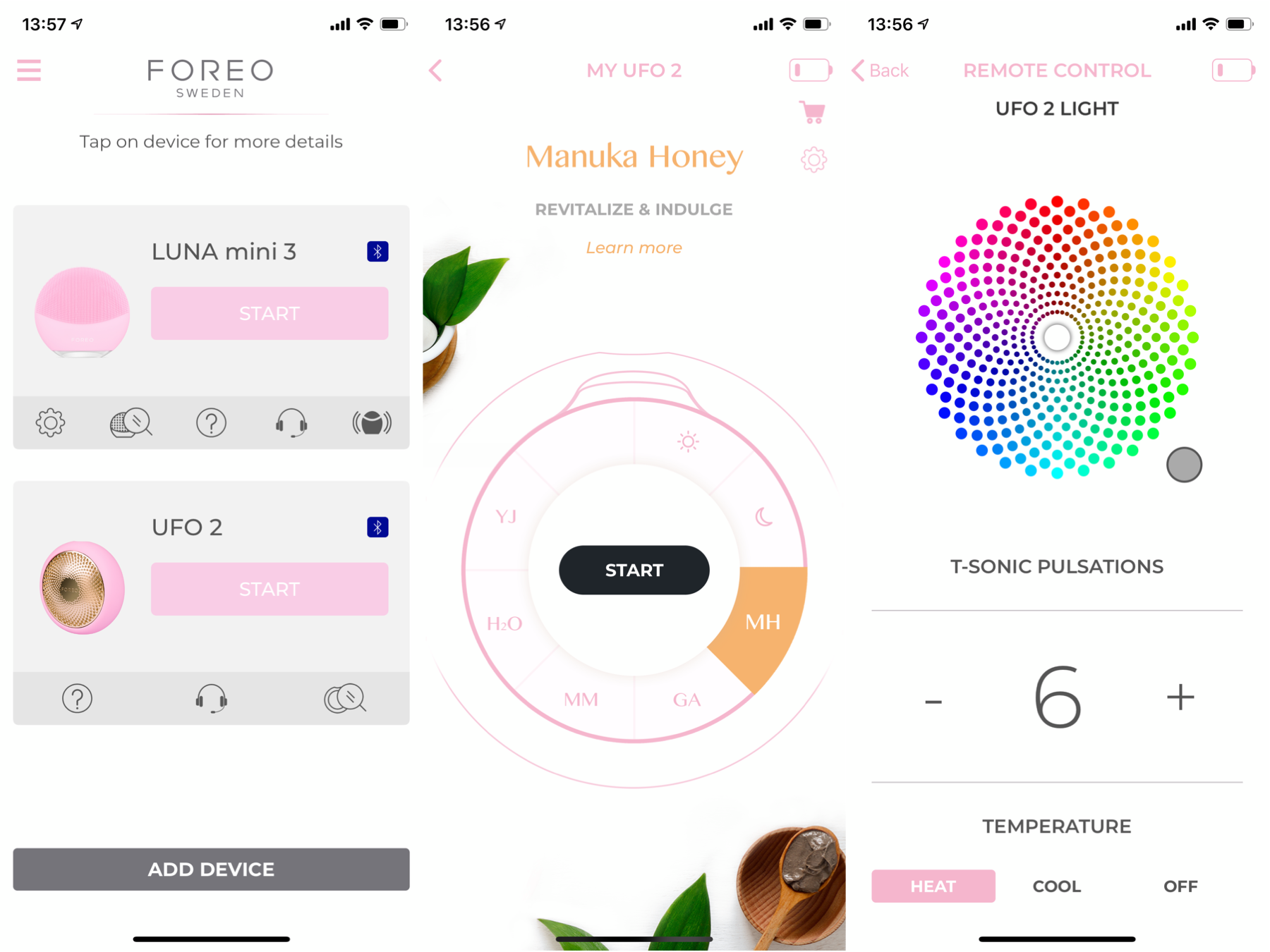 aplikace pro UFO 2 FOREO for you